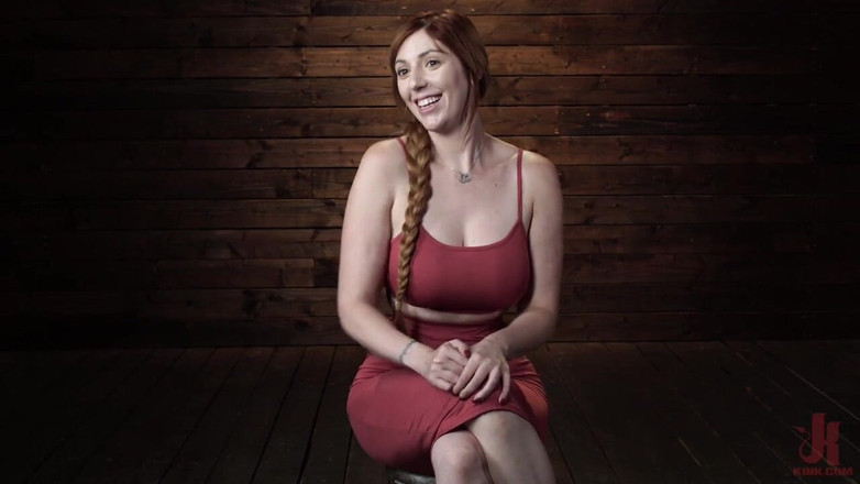 Kink: Lauren Phillips: беспомощная рыжая в бондаже, чтобы кончить