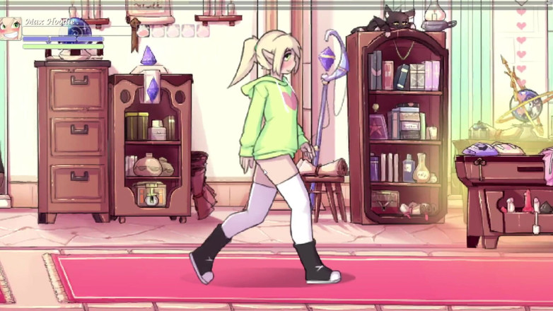 LewdArcade: Maximální elf demo level 4 plná hra s lepším výhledem, kolekce...