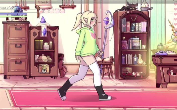 LewdArcade: Max elf demo nivå 4 Full spel spel med bättre utsikt,...