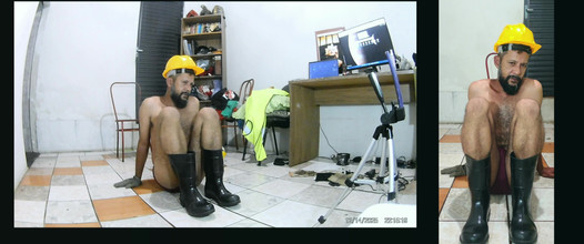 Stink HairyMale: Boots, Pee and Red Underwear