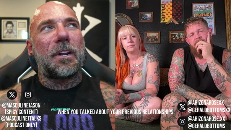 Raw and Uncensored with Masculine Jason: Porn Star Confessions - Arizona Rose dan Gerald Bottoms (episod 207)