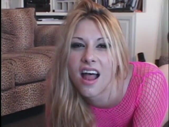 Hot Sex Party: Cute blonde with perky tits gets double penetrated by two...