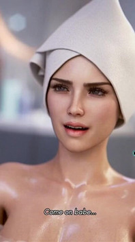 Ms Denvers 02 - He Watches His Sexy Landlady Taking a Bath and Got Caught - 3D Hentai Porn Game