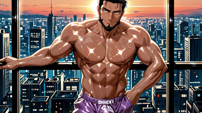 Erotic Man: Ai generovaná intenzivní svalovina muži