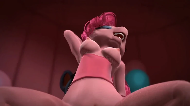 Velvixian 3 Furry: My Little Pony - Pinkie Pie (tiada bunyi) (seks berbulu)