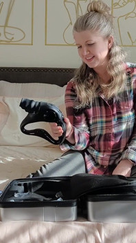 Desempacando y probando la máquina de sexo del ueros