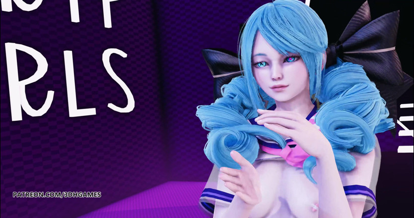 3D-Hentai Games: [MMD] Sharmestír - Apple Pie Gwen striptýz, sexy kpop