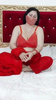 Hindi Mature Women Dildo Riding with Urdu Hindi Dirty Talking