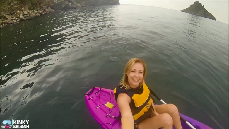 UKCuteGirl Lucy Lauren: Open Water Kayak Disaster for Non Swimmer - Saved by Lifejacket
