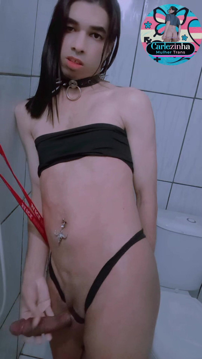 Srta. Carla: My Cock Is All Tied Tight on This Hot Rope...
