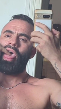 Showing off My Strong Body and Hard Cock.