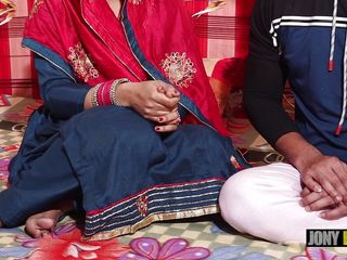 Your x darling: 新婚Bhabhiの2-2人の夫、義理の兄弟はBhabhiに唾を吐きかけ、彼女を去った、HDビデオ