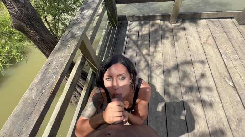 KyleKickstand: Outdoor Pussy with Alyx Urie