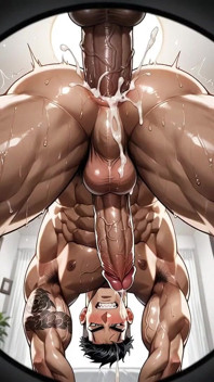 Blowjob gay dikongkek lubang pantat