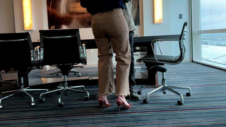 Flight Attendant Fiona: Fa Fiona encontra passageira em sua sala de reuniões