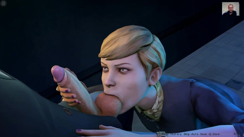 3DXXXTEEN2 Cartoon: Дівчина ковтає сперму після мінету і мастурбує в туалеті - 3d порно - мультяшний секс