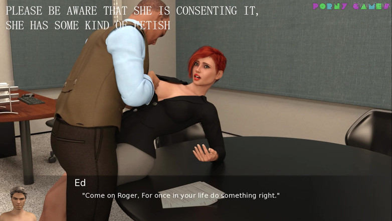 Porny Games: Progetto hot wife - ragazza in ufficio con feticcio cattivo (87)