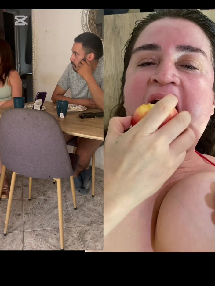 mamaehijocalientes: 탁자 위에 배다른 아들에게 따먹히는 미시 여자
