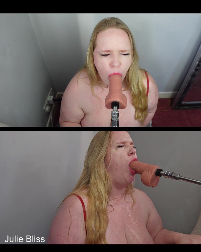 Julie Bliss: Sikiş makinesi iri güzel kadın ıslak oral seks 2
