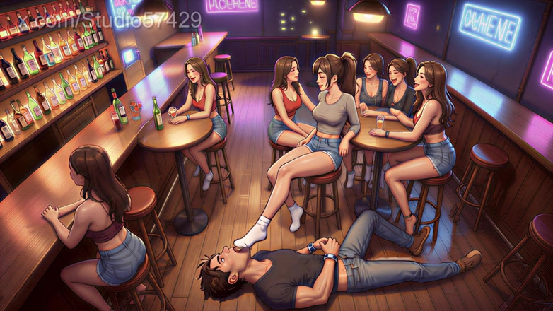 Supreme femdom: สาวสุดปรีดีโดนเท้าอุดปากในที่สาธารณะ