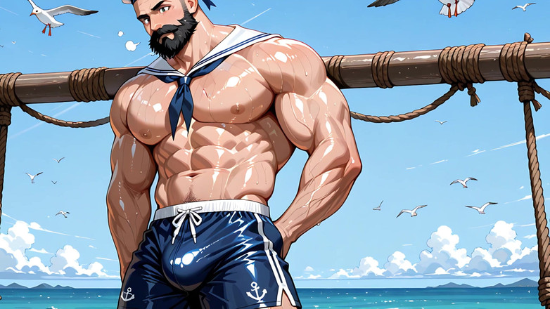 Erotic Man: Ai Pohlední Muži s pěknými svalnatými těly nahé škádlení