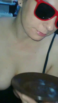 Food Porn Fantasy. Eating Cum