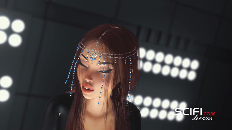 3dxpassion-transgender: 惊人的女同性恋在空间站被热辣的 3d 鸡巴女孩性交