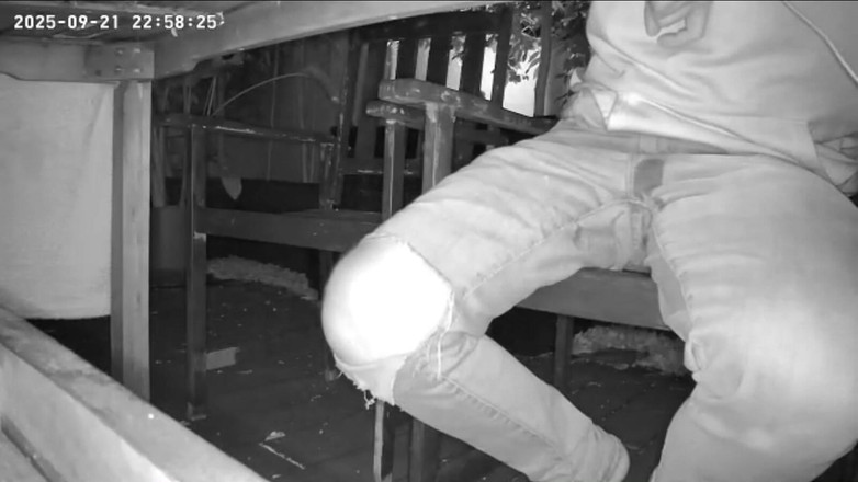 AmateurBoysPissing: Amateur Boy Caught on Night Vision Cam Peeing Himself Sitting...