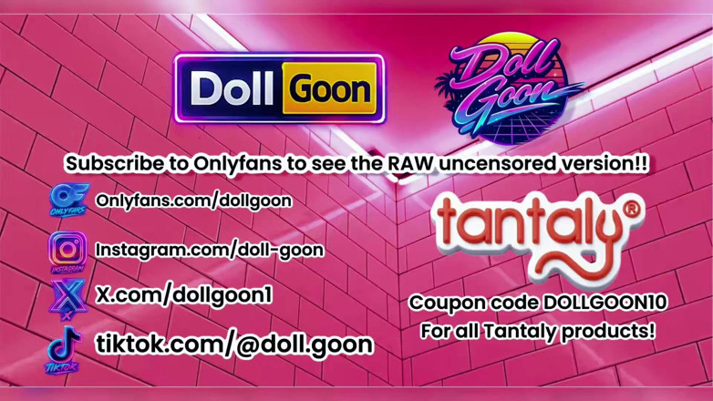 Doll Goon: Đụ cái miệng daisy plus và fleshlight với con cặc...
