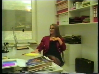 Lucky Cooch: Spex secretary blows and tugs a lucky guy's pecker