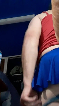 Sissy Crossdresser with a Tattooed Ass Hole