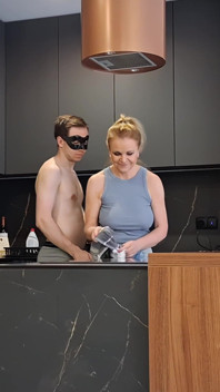 Kitchen Quickie with My Nephew
