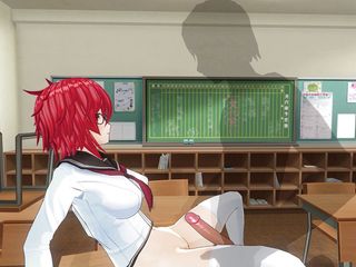 H3DC: 3D-hentai fickte ein college-mädchen auf dem tisch