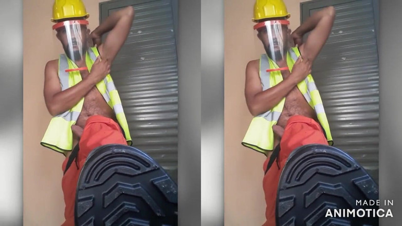 Stink HairyMale: Another worker video