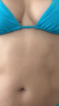Lotion on Tight Body and Tits in a Bikini