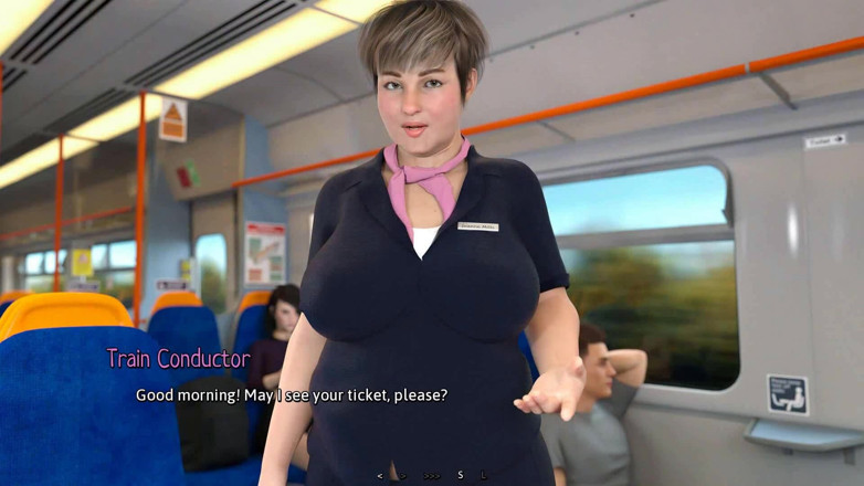Dirty GamesXxX: Calor de verano: supermodelo sexy en el tren ep.1