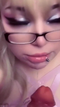 Bratty Bimbo Influencer Face Fucked by Fan