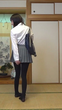 她找到了我的肉光 - 我的黑色紧身衣和内裤会让你很难吗？- Cut3