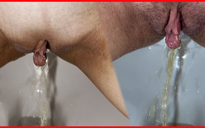 Amelia Queen: Kompilace! Žlutý čůrání zblízka! Kundička v pads! POV!