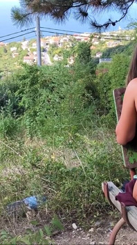 A Local Resident Fucked a Tourist Girl Hard in the Ass