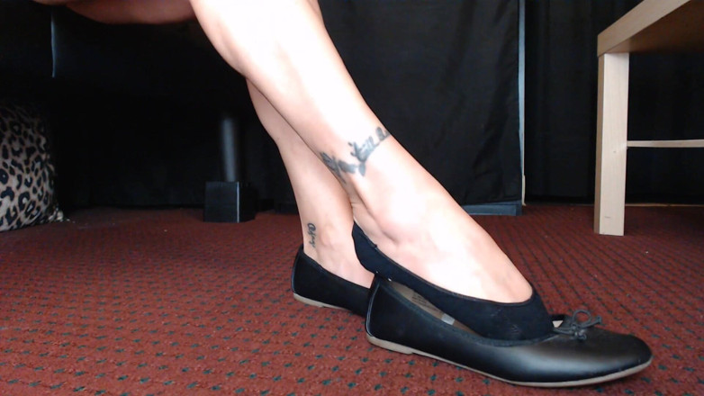 Abby Anna: Liner Socken schwarze ballettwohnungen schuhspiel