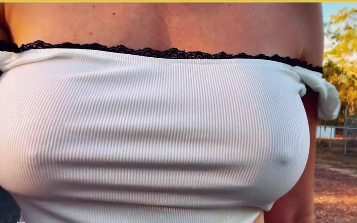 Wifey Does: Outdoor tits out exhibitionist