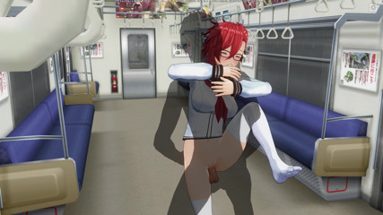 H3DC: 3D HENTAI College girl can't stop fucking big cock on...