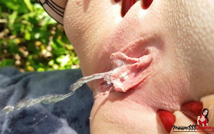Misis SexQeenOrgasm: My compilation how i piss outdoor close up "Your curvy nymphomaniac"