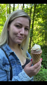 How Most Ladies Eat Ice Cream in Front of the Camera Vs. How I Do It in Front of the Camera