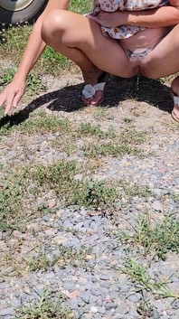 Summer Dress Piss Slut