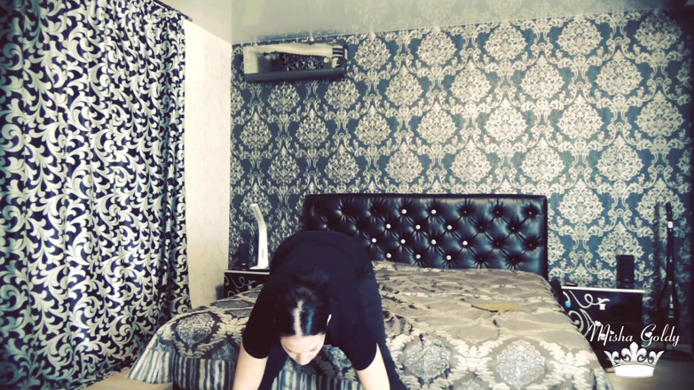 Goddess Misha Goldy: Latihan intens dan ngentot dan bergumul dengan beban besar