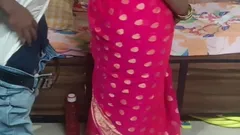 Indian Pink Sadi Wali Bhabhi Fuck Her Boyfriend with Cheating