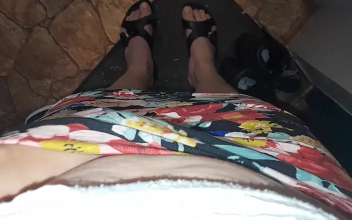 Lesbian-illusion: I Spy on My Younger Step Sister in the Bathroom...