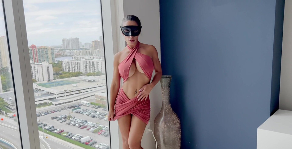 New Masked Sex Video This Was Right Before Going to a Business Brunch Lol...that's Why I'm Dressed up but I Got the Sudden Urge (Miss Lexa)